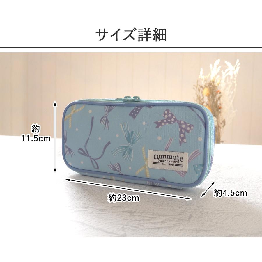 ペンケース 小学校 大容量 仕切り おしゃれ 使いやすい かわいい チャック メッシュポケット 撥水 小学校 便利 収納2段 小物 丈夫 ポーチ 柄 |  | 18