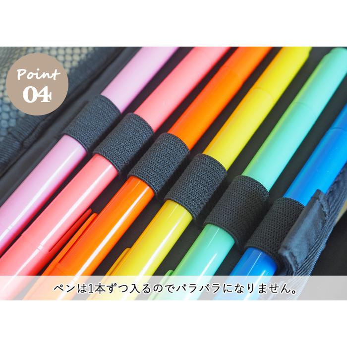 ペンケース 小学校 大容量 仕切り おしゃれ 使いやすい かわいい チャック メッシュポケット 撥水 小学校 便利 収納2段 小物 丈夫 ポーチ 柄 |  | 15