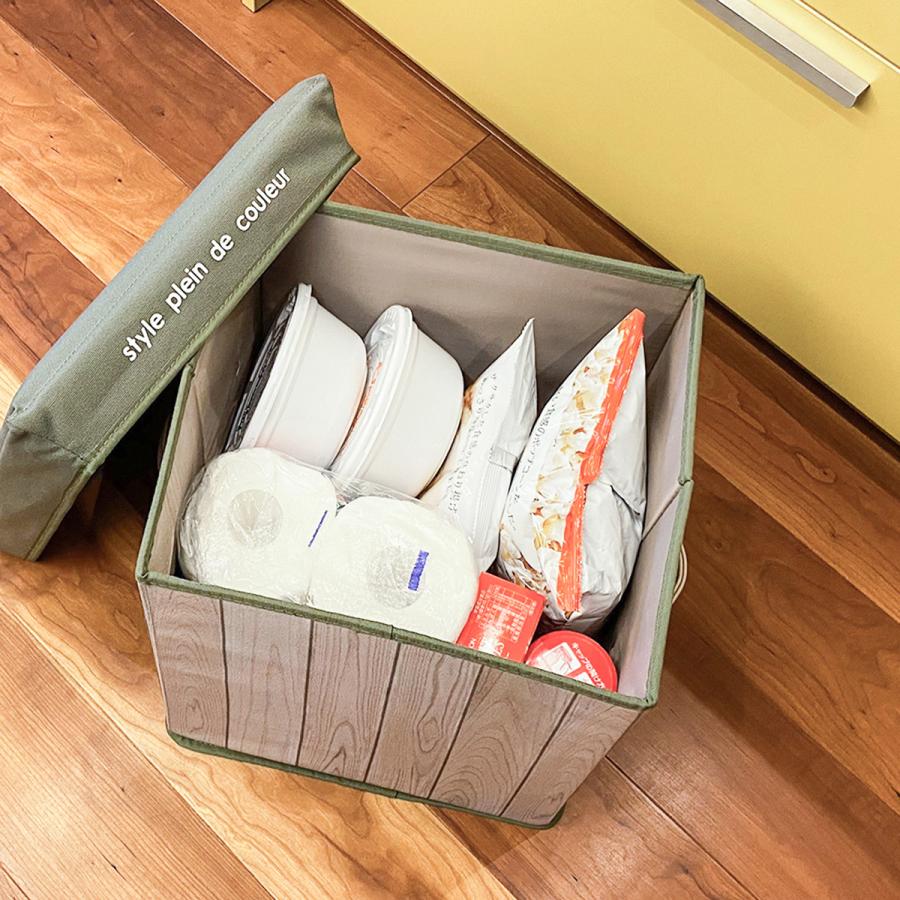 おしゃれ リビング収納 オットマン 子供部屋収納ボックス 組み立て収納 衣類収納 折りたたみ 踏み台 椅子 チェア 玄関収納  片づけ 玄関ベンチ おもちゃ箱 |  | 22