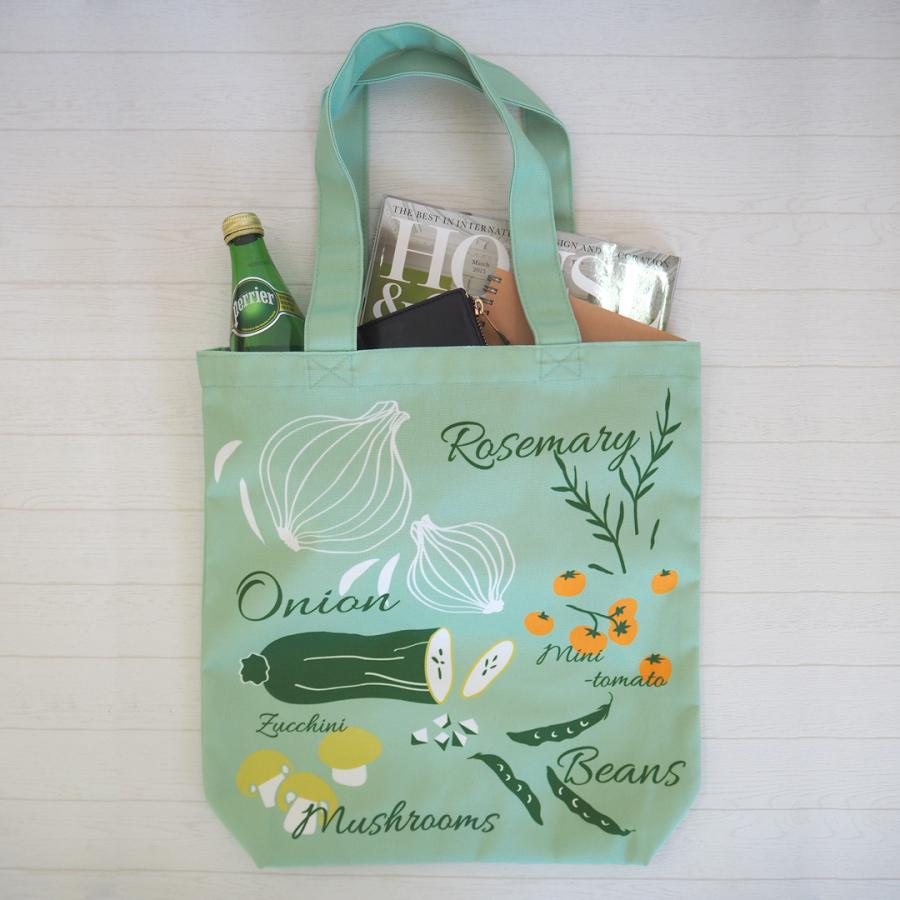 トートバッグ ショッピングバッグ ショルダー a4縦長 イラスト エコ