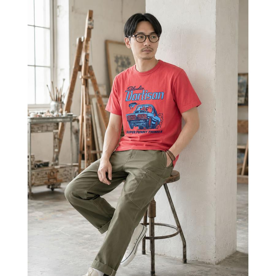 ステュディオ・ダ・ルチザン USAコットン プリントTシャツ STUDIO D'ARTISAN 半袖Tシャツ ステュディオダルチザン_std_mtt | STUDIO D'ARTISAN | 14