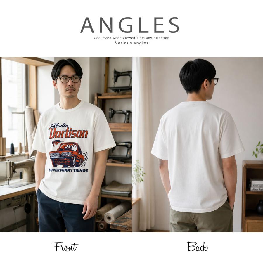 ステュディオ・ダ・ルチザン USAコットン プリントTシャツ STUDIO D'ARTISAN 半袖Tシャツ ステュディオダルチザン_std_mtt | STUDIO D'ARTISAN | 07