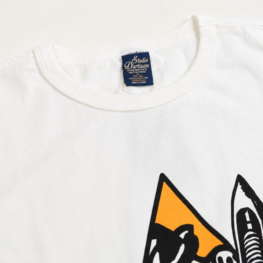 ステュディオ・ダ・ルチザン USAコットン プリントTシャツ STUDIO D'ARTISAN 半袖Tシャツ ステュディオダルチザン_std_mtt | STUDIO D'ARTISAN | 17