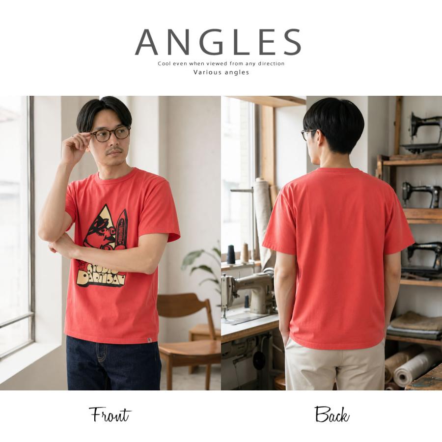 ステュディオ・ダ・ルチザン USAコットン プリントTシャツ STUDIO D'ARTISAN 半袖Tシャツ ステュディオダルチザン_std_mtt | STUDIO D'ARTISAN | 07