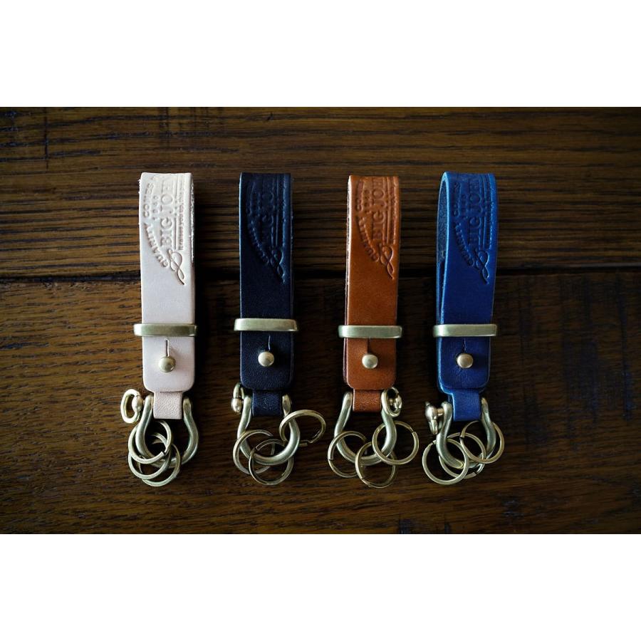 姫路レザー キーリング ビッグジョン 真鍮 キーホルダー BIG JOHN HIMEJI LEATHER KEY RING アメカジ アクセサリー 経年変化 BIGJOHN 定番｜atforest｜10