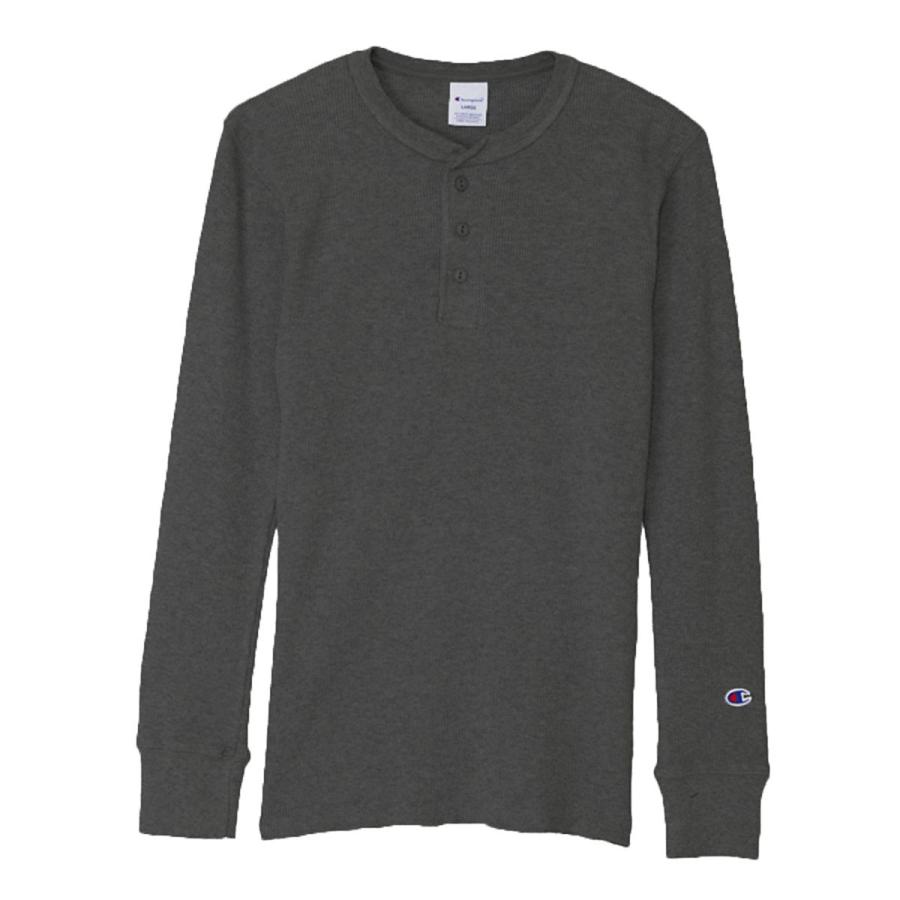 Champion（チャンピオン） ヘンリーネックロングスリーブTシャツ