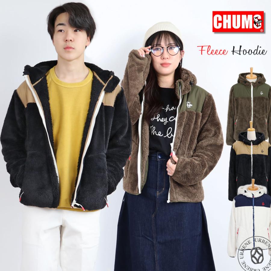 ジャケット チャムス CHUMS エルモ フリース フルジップ フード 