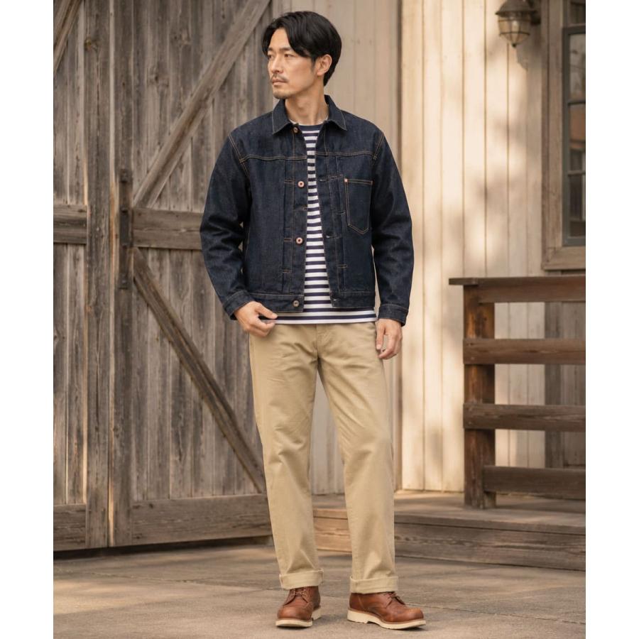 ステュディオ・ダ・ルチザン STUDIO D'ARTISAN D4677 16oz 大戦デニムジャケット メンズ セルヴィッジデニム Tバック_std_moj | STUDIO D'ARTISAN | 11