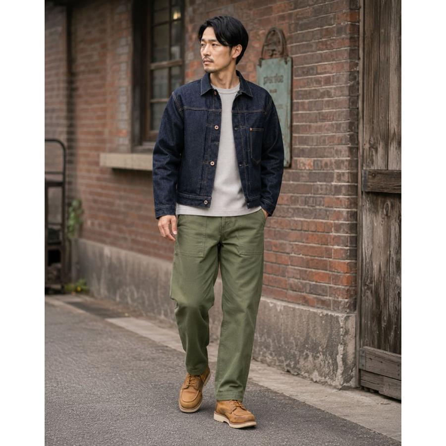 ステュディオ・ダ・ルチザン STUDIO D'ARTISAN D4677 16oz 大戦デニムジャケット メンズ セルヴィッジデニム Tバック_std_moj | STUDIO D'ARTISAN | 12