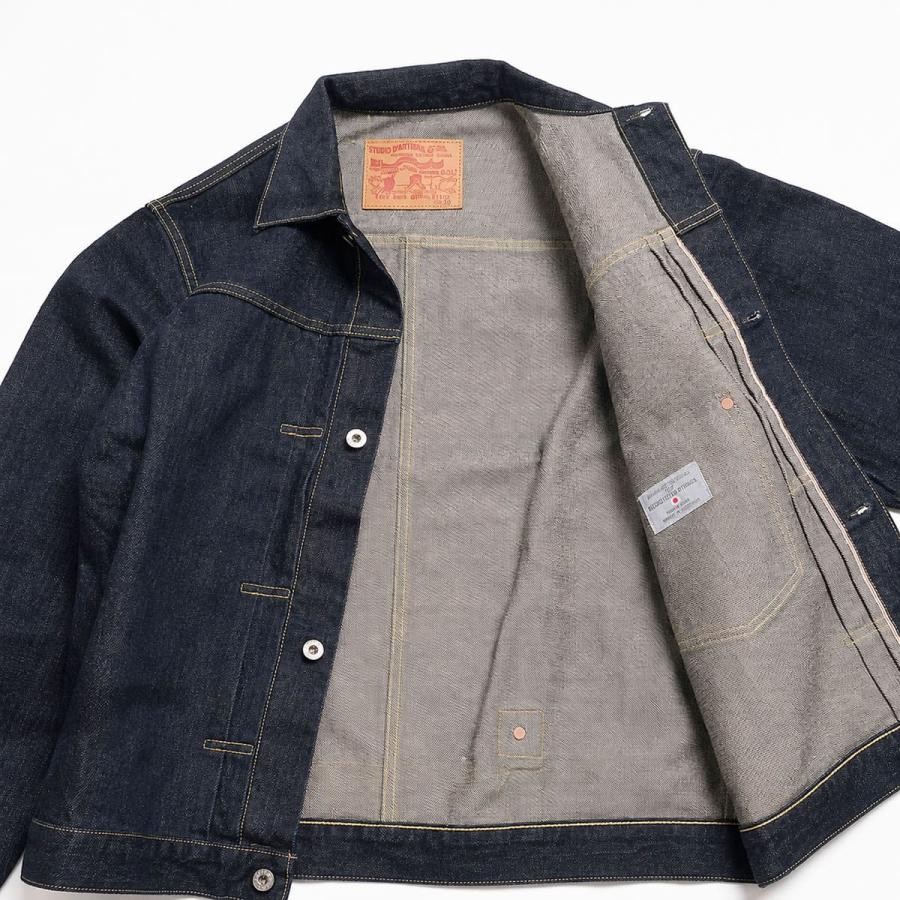 ステュディオ・ダ・ルチザン STUDIO D'ARTISAN D4677 16oz 大戦デニムジャケット メンズ セルヴィッジデニム Tバック_std_moj | STUDIO D'ARTISAN | 15