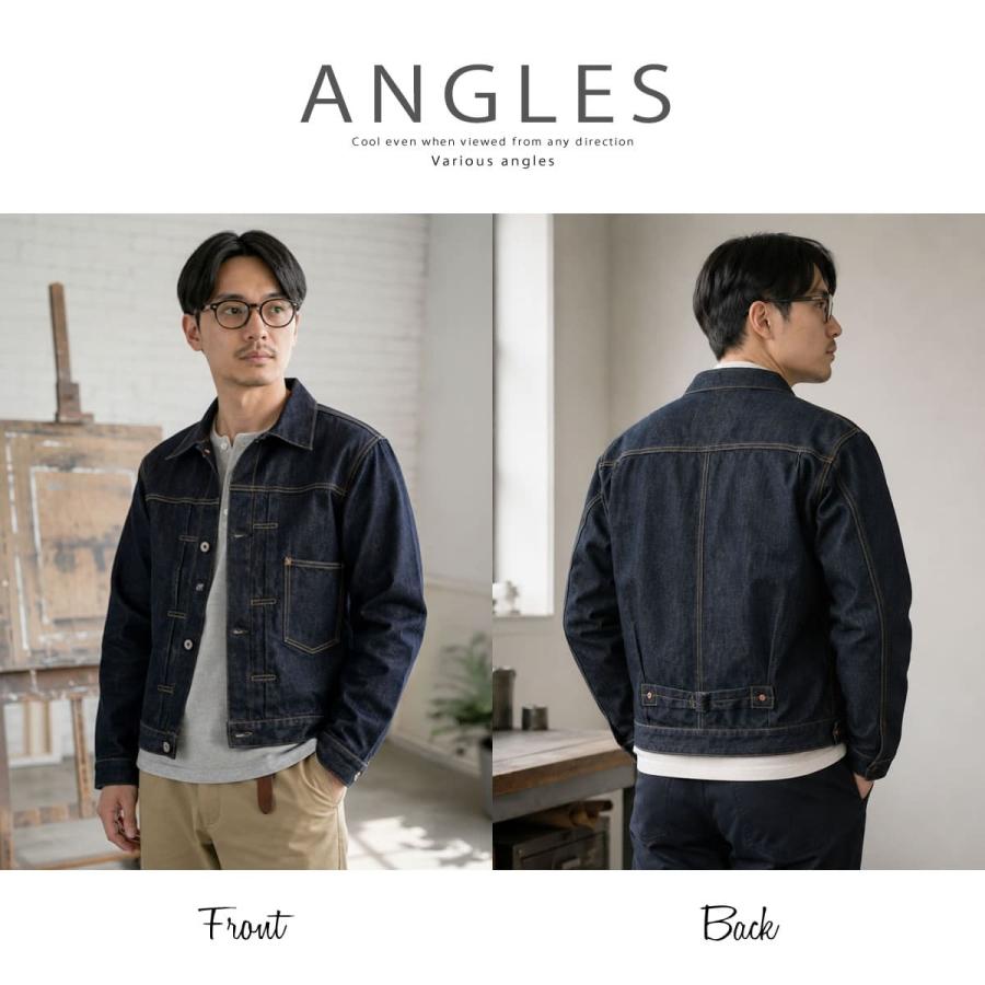 ステュディオ・ダ・ルチザン STUDIO D'ARTISAN D4677 16oz 大戦デニムジャケット メンズ セルヴィッジデニム Tバック_std_moj | STUDIO D'ARTISAN | 07