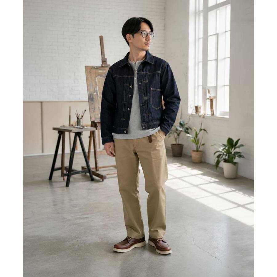 ステュディオ・ダ・ルチザン STUDIO D'ARTISAN D4677 16oz 大戦デニムジャケット メンズ セルヴィッジデニム Tバック_std_moj | STUDIO D'ARTISAN | 09