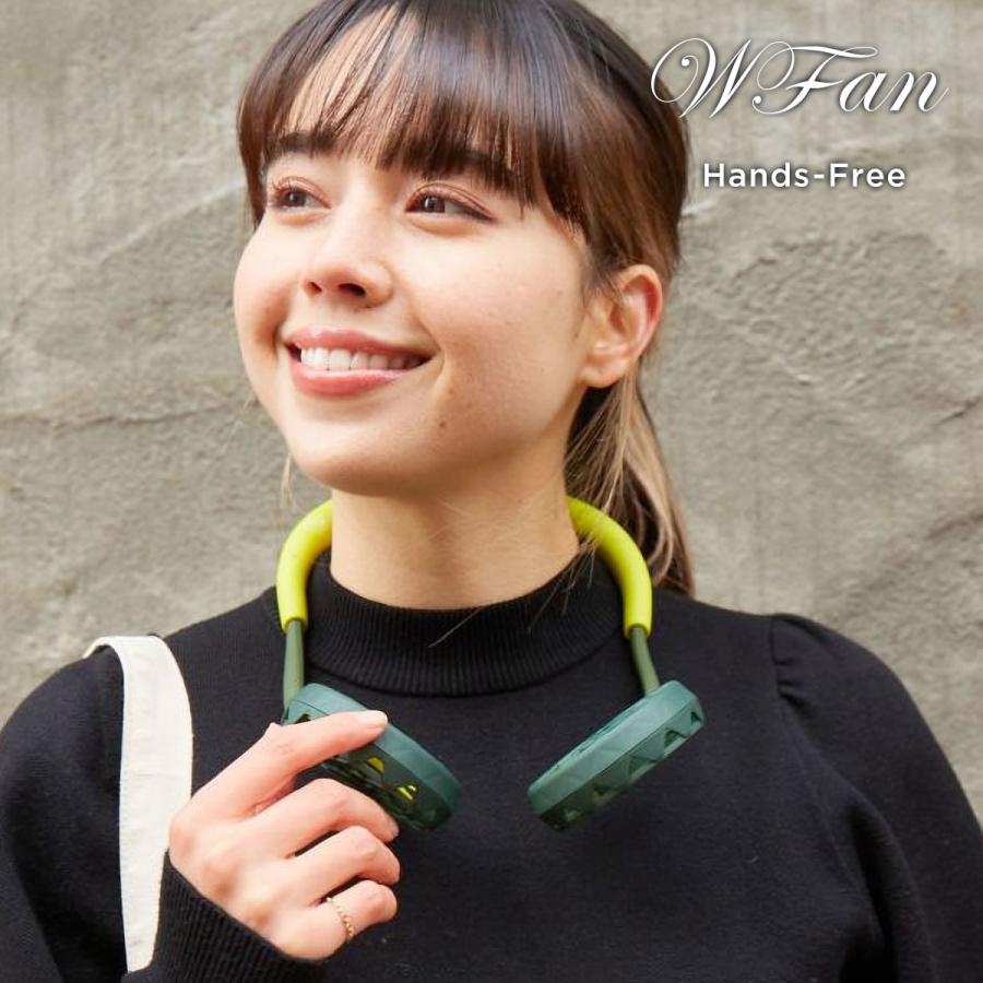 WFan ダブルファン 首掛け扇風機 ハンズフリー ヨガエアー USB充電式 SPICE OF LIFE スパイス 携帯用扇風機 暑さ対策 熱中症対策 メンズ レディース 爆買 | SPICE of Life | 20