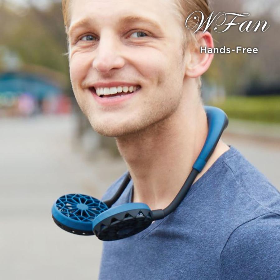 WFan ダブルファン 首掛け扇風機 ハンズフリー ヨガエアー USB充電式 SPICE OF LIFE スパイス 携帯用扇風機 暑さ対策 熱中症対策 メンズ レディース 爆買 | SPICE of Life | 22