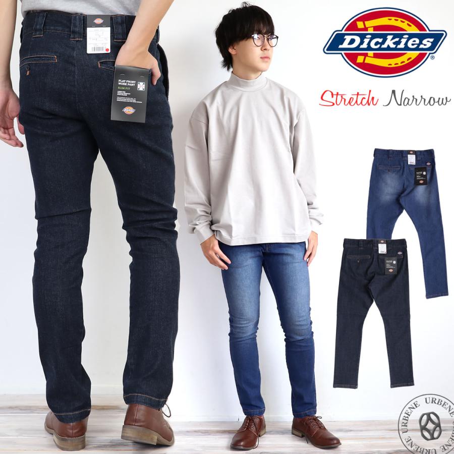 ジーンズ Dickies ディッキーズ スリムパンツ ワークパンツ ストレッチデニム テーパード ナローパンツ スリムフィット ジーパン メンズ カジュアル｜atforest｜04