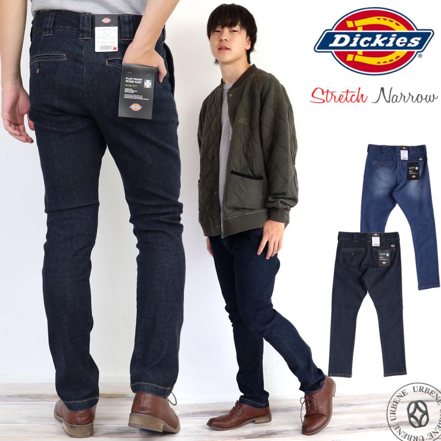 RMJスリムフィット ダークデニムパンツ Dickies（ディッキーズ） ジーンズ スリムパンツ ワークパンツ