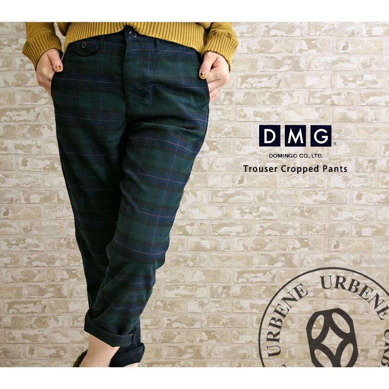 D.M.G. ドミンゴ クロップドパンツ D.M.G DMG ブラックウォッチ