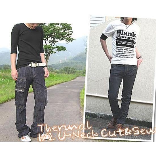 ダブテイル Dovetail 5分袖 サーマルカットソー メンズ Tシャツ おしゃれ インナー レイヤード ネイビー 白 黒 Dovetail 01 ジャケット アウターなら Urbene 通販 Yahoo ショッピング