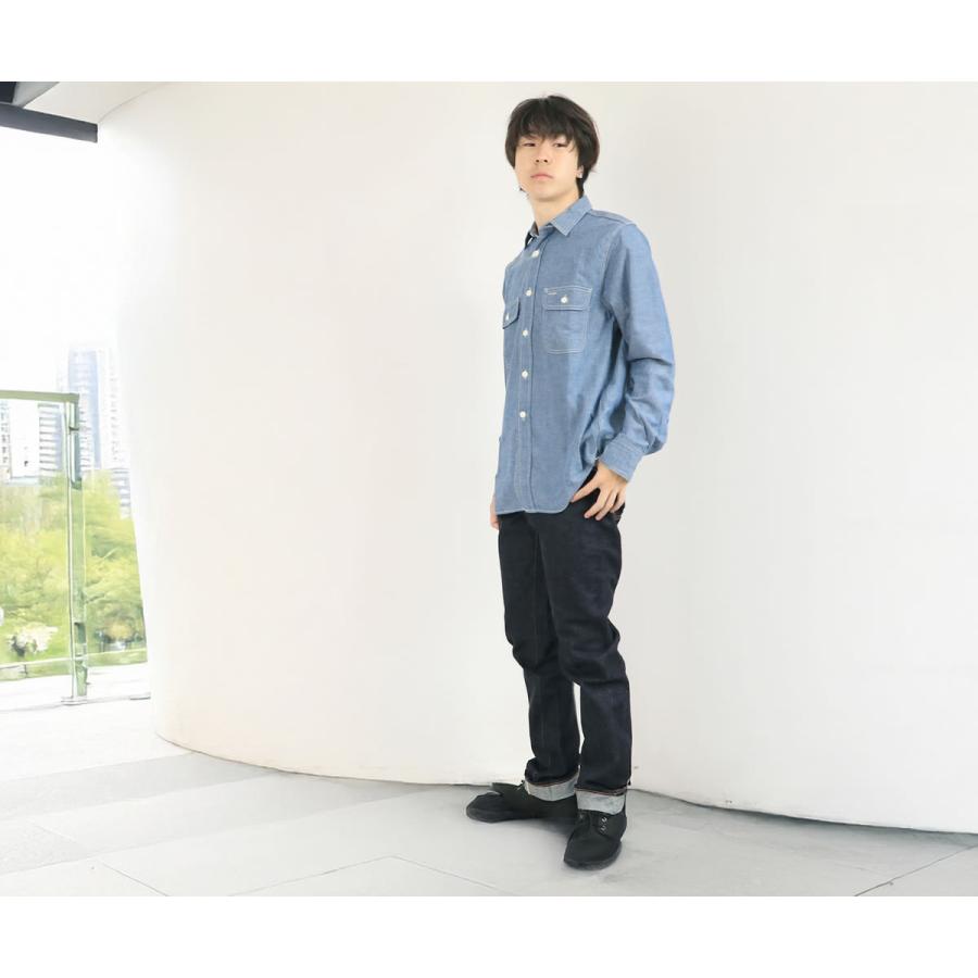 FOB FACTORY 美品 ごま塩 ワーク ベスト L ブラック シャンブレー FOB FACTORY（エフオービーファクトリー） シャンブレー ワークシャツ