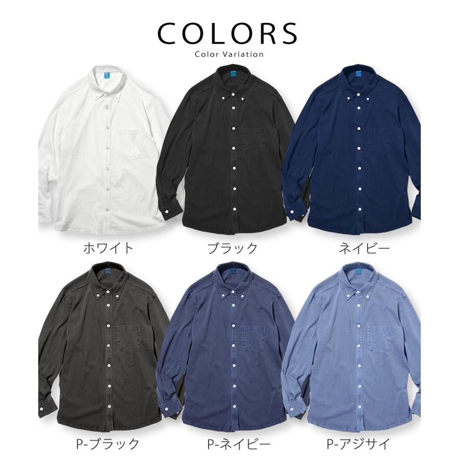 GoodOn ロングスリーブ ダウンシャツ GOOD ON（グッドオン） シャツ ロングスリーブボタンダウンポロTシャツ