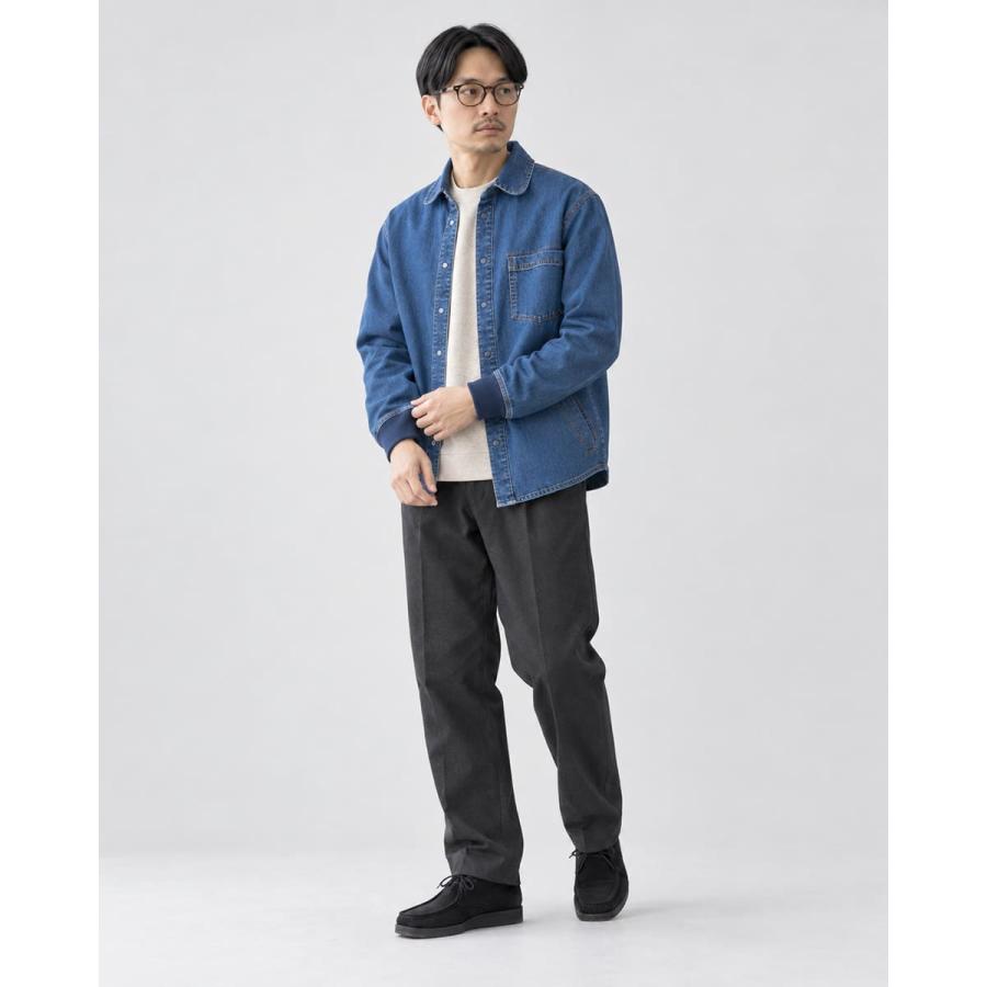 gym master（ジムマスター） ストレッチデニム ツイル シャツ