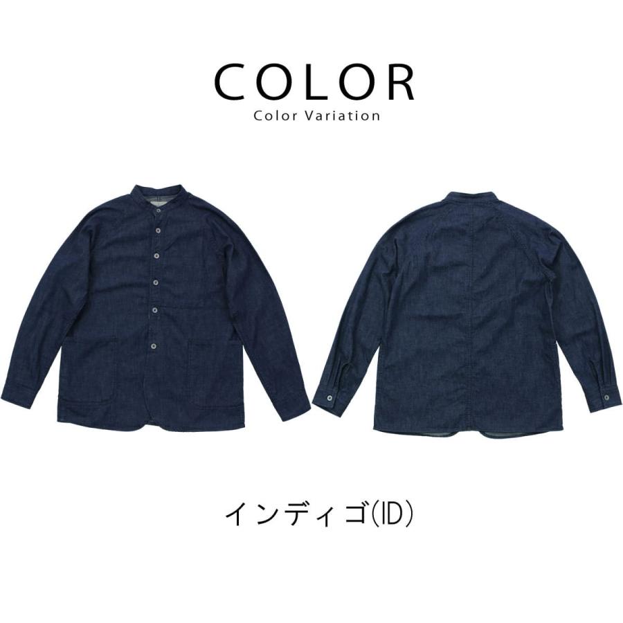 M*2様 新品 JAPAN BLUE JEANS シャツ長袖 インディゴ　Sサイ JAPAN BLUE JEANS（ジャパンブルージーンズ） 長袖 ノーカラーシャツ