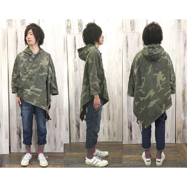 Johnbull（ジョンブル） カモフラ ミリタリー ポンチョ ジャケット