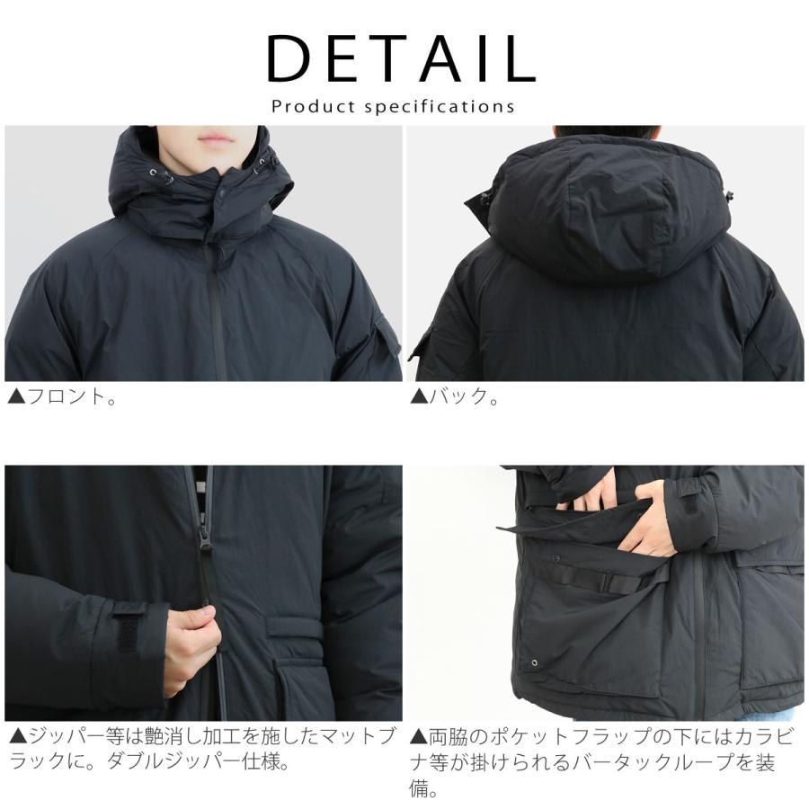 Johnbull（ジョンブル） メンズ ナイロン レトロフーディー ダウン 