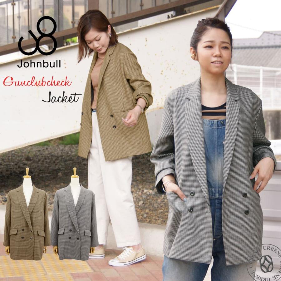 ジョンブル レディース Johnbull ガンクラブチェック ジャケット al044 