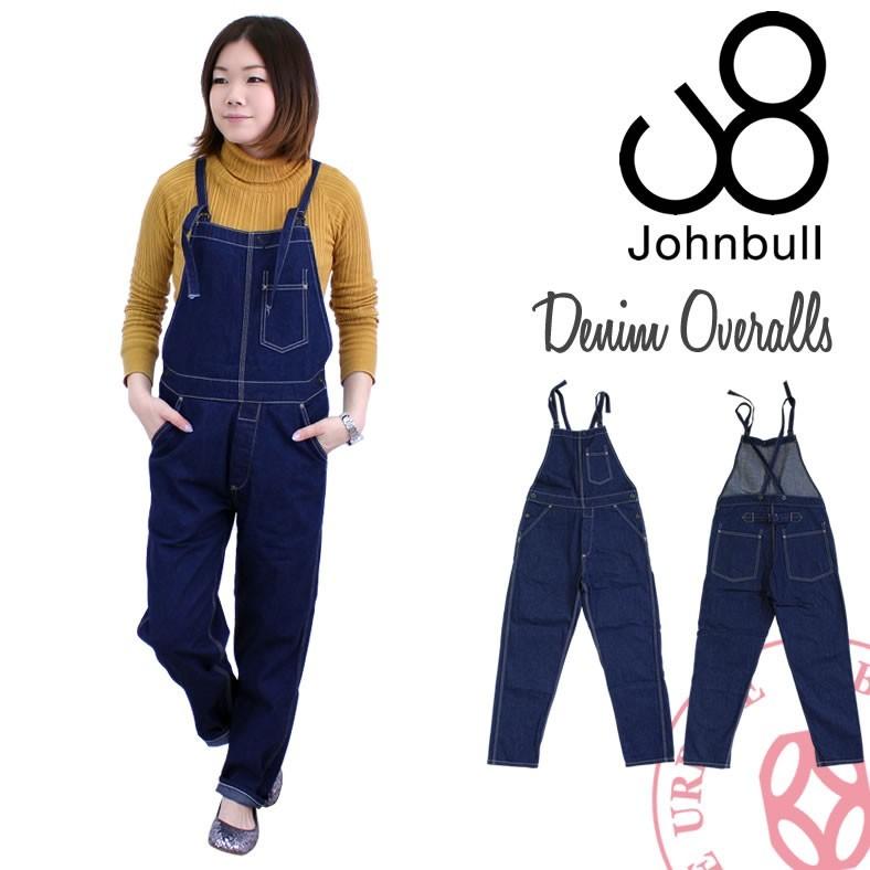 信頼 ジョンブル あすつく レディース サロペット デニム 送料無料 レディース おしゃれ サロペット デニム レディース インディゴブルー Ap263 11 デニムオーバーオール Johnbull ボトムス パンツ Itse Edu Co