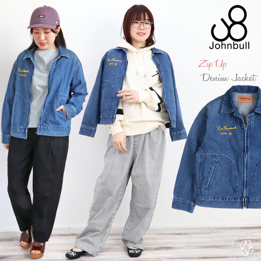 Johnbull（ジョンブル） レディース 11.5オンス ジップアップ
