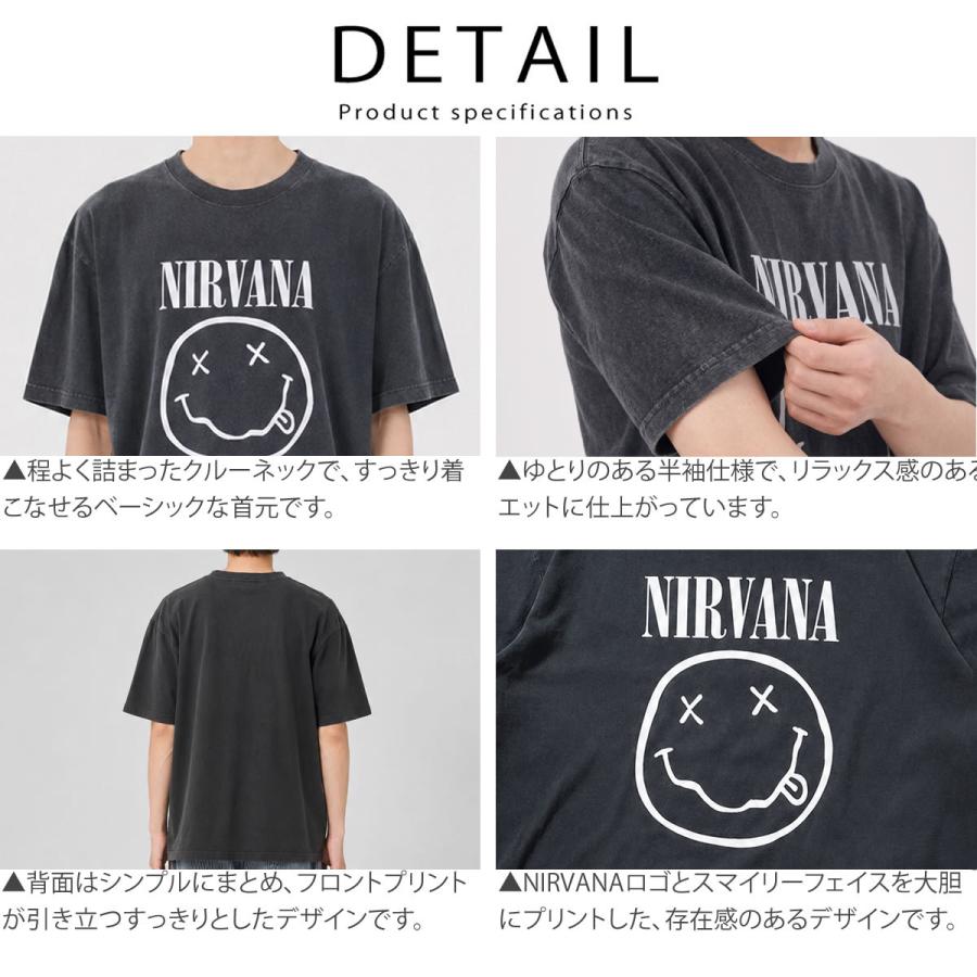 Johnbull（ジョンブル） 半袖Tシャツ アーティストTシャツニルヴァーナ
