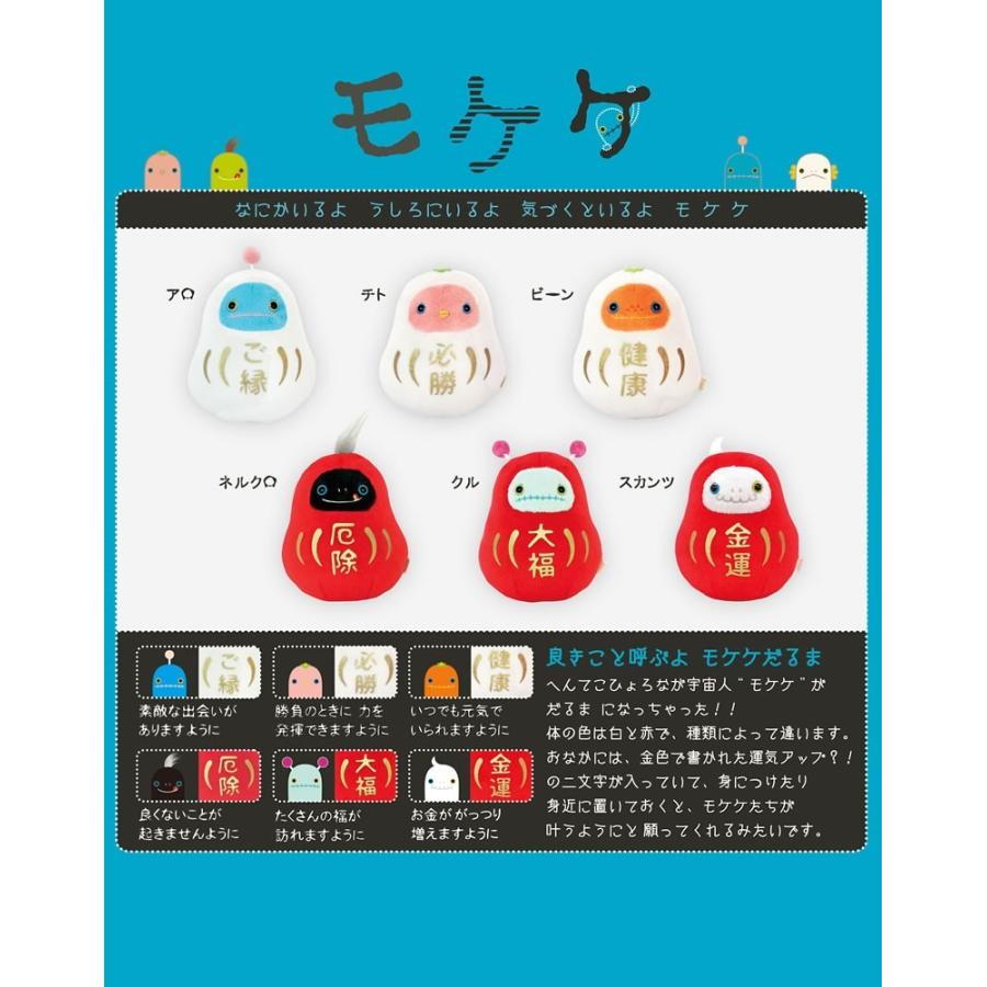モケケ もけけ モケケだるま Sサイズ 縁起物 お守り mkd-0100
