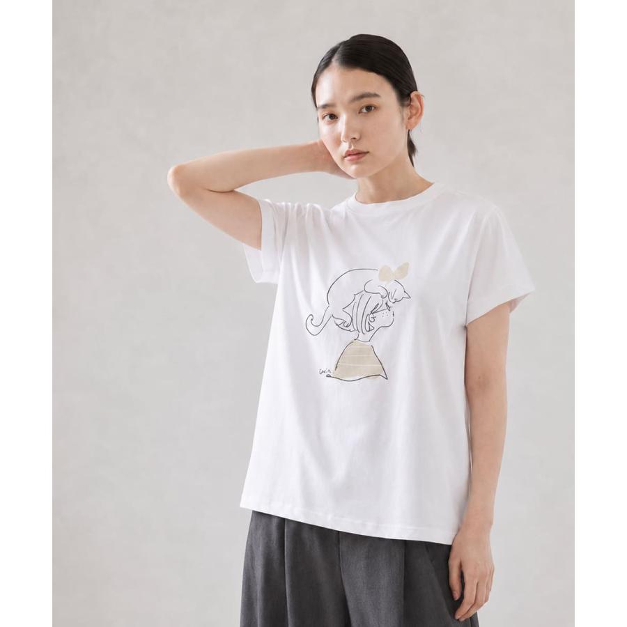 NARU ナル ミナミシャツ レディース Tシャツ 日本製 綿100％ フレンチ
