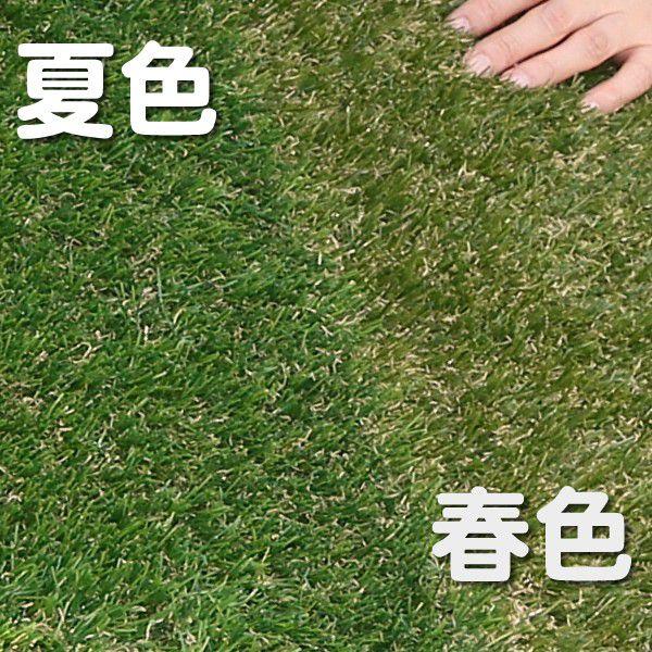 人工芝 ロール 2m 色までリアルな人工芝 芝丈30mm /1m × : ガーデン