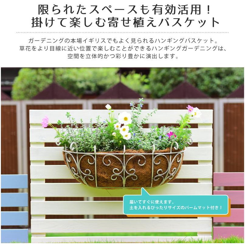 ハンギングバスケット ガーデニング用バスケット ゴージャスアイアン