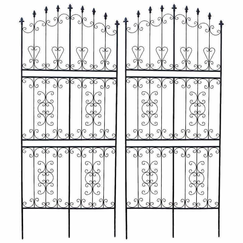 IBフェンス(ローズワイド)ハイタイプ 2枚セット アイアンフェンスdiy