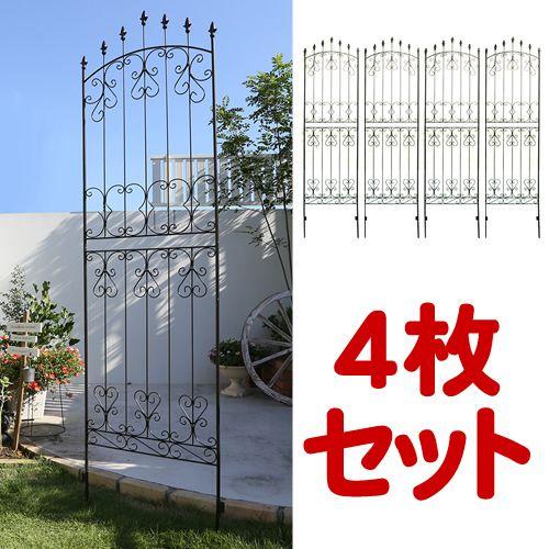 フェンス アイアン ガーデン 花壇 アイアンフェンス ローズフェンス Lサイズ 2cm 4枚組 Ifrose 2 4p フェンスのガーデンatガーデン 通販 Yahoo ショッピング
