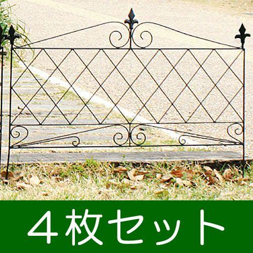 【開封・未使用】アイアン フェンス バラ トレリス ガーデンフェンス 園芸 花壇 Amazon | アイアン フェンス バラ トレリス ガーデンフェンス 柵