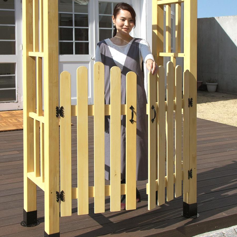 ガーデンアーチ アーチ おしゃれ 木製 ガーデニング イエローシダー 両開きドアセット ゲート 門扉 Mwg Door2side フェンスのガーデン Atガーデン 通販 Yahoo ショッピング