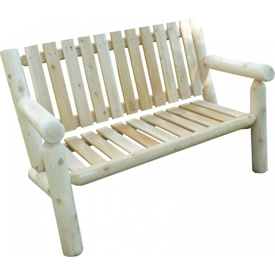 木製 チェア ホワイトシダー パークベンチ 椅子 カナダ製 No6 フェンスのガーデンatガーデン 通販 Yahoo ショッピング