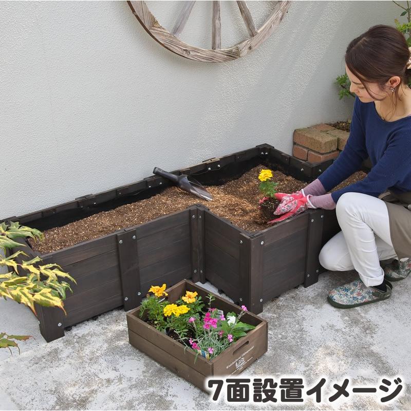 レイズドベッド 1面 フリーレイアウト用 コンテナ Rb Sq1 フェンスのガーデンatガーデン 通販 Yahoo ショッピング
