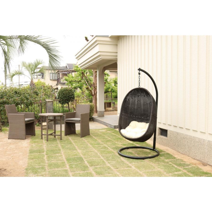 ハンギングチェア スモール グレー ホワイト 屋外対応 ハンモックチェア Rtn C502pgyw フェンスのガーデンatガーデン 通販 Yahoo ショッピング