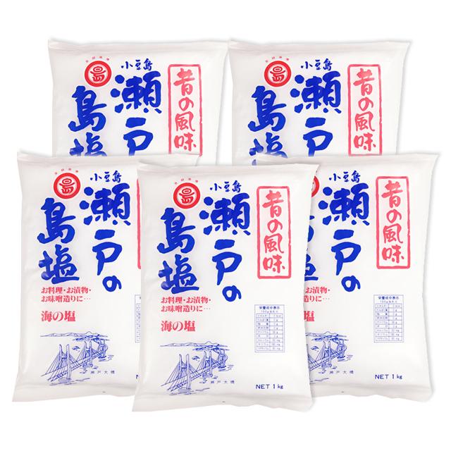 丸島醤油 瀬戸の島塩 1kg 5袋セット Marusima 006 ナチュラルプッシュ Yahoo 店 通販 Yahoo ショッピング