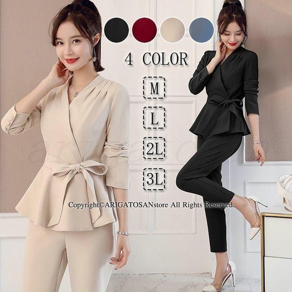 売り値 セットアップ セレモニースーツ 卒業式 スーツ 母親 服 母 卒園式 服装 ママ 入学式 スーツ レディース 大きいサイズ パンツ 2点セット 30 40代 おしゃれ 通年定番 Www Superavila Com