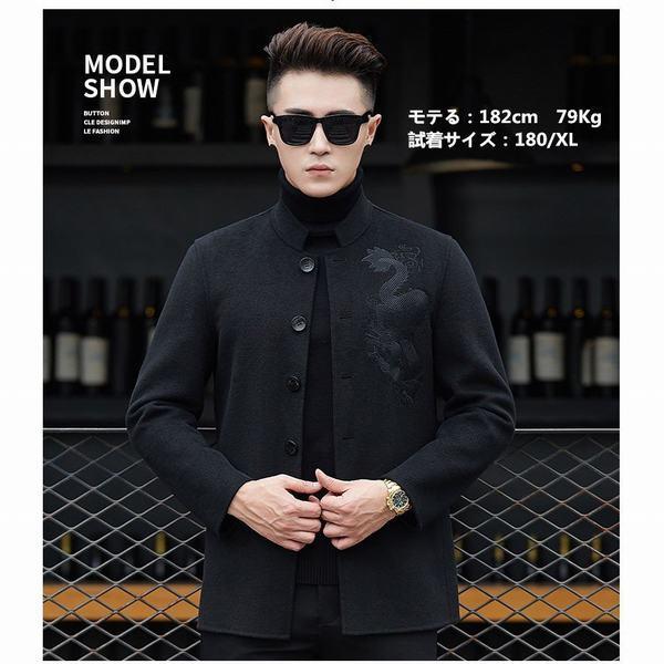 高質で安価 ビジネスコート アウター ショート ピーコート Pコート ジャケッ ビジネスコート アウター ショート ピーコート Pコート ジャケット フード スリム 高級ウール 春物 秋物 ミドル丈 ウールコート メンズ コート アウター