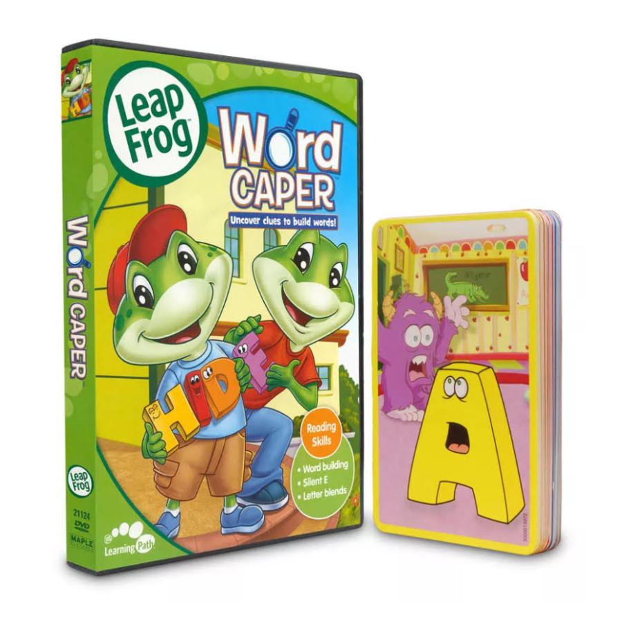 知育玩具 LeapFrog DVD set & Reader & word caper Leap Frog - Talking Words Factory 2: The Code Word Caper
