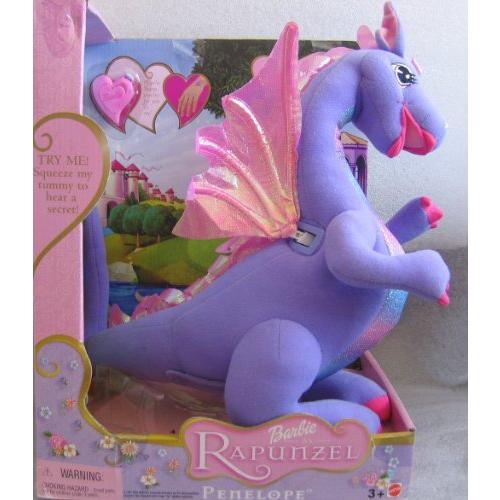Barbie Rapunzel Talking PENELOPE Dragon Approx. 13-1/2