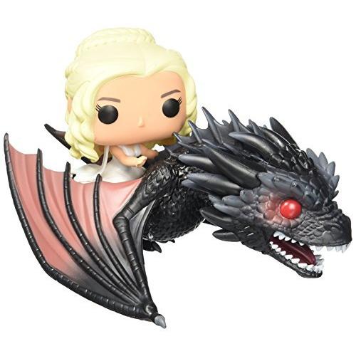 Funko - Figurine Game of Thrones - Drogon et Daenerys Pop Rides 15cm - 0849