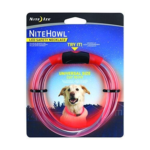 NITE IZE NITEHOWL LED SAFETY NECKLACE (RED)｜athena8